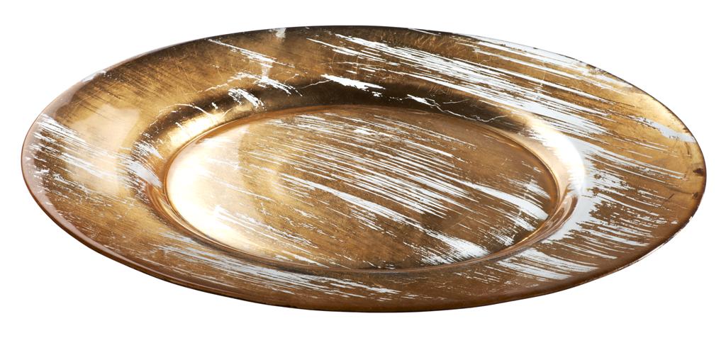 Teller "Golden Dust" 2er Set (33cm)