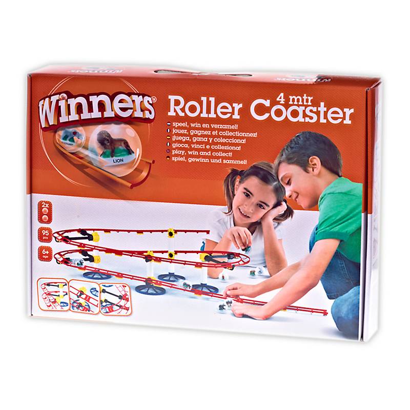 Kinderspiel Murmelbahn 95-teilig, 4 Meter lang