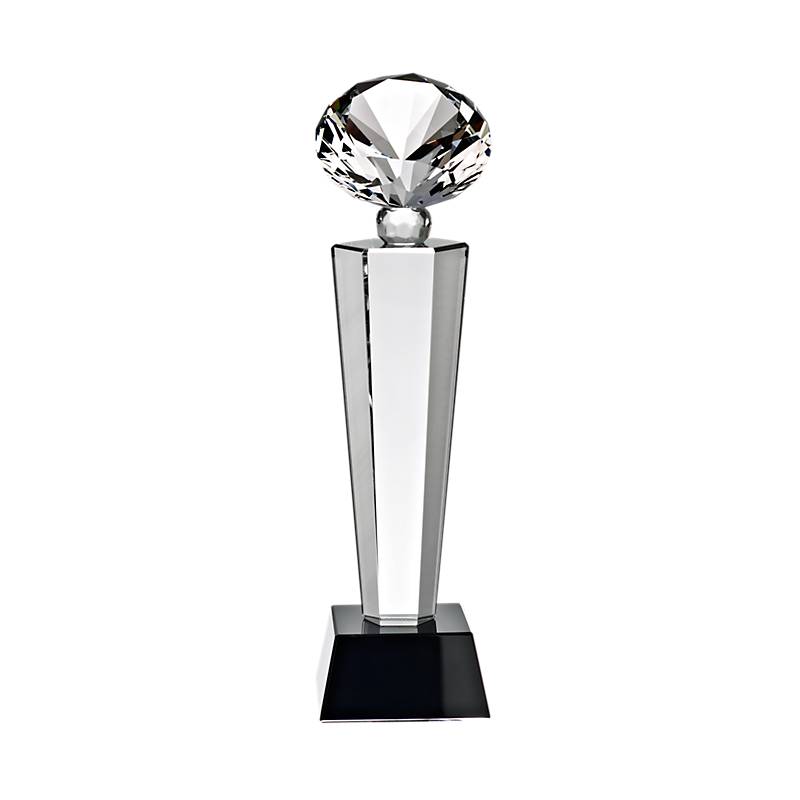 Glastrophäe Pollux Pokal 22cm