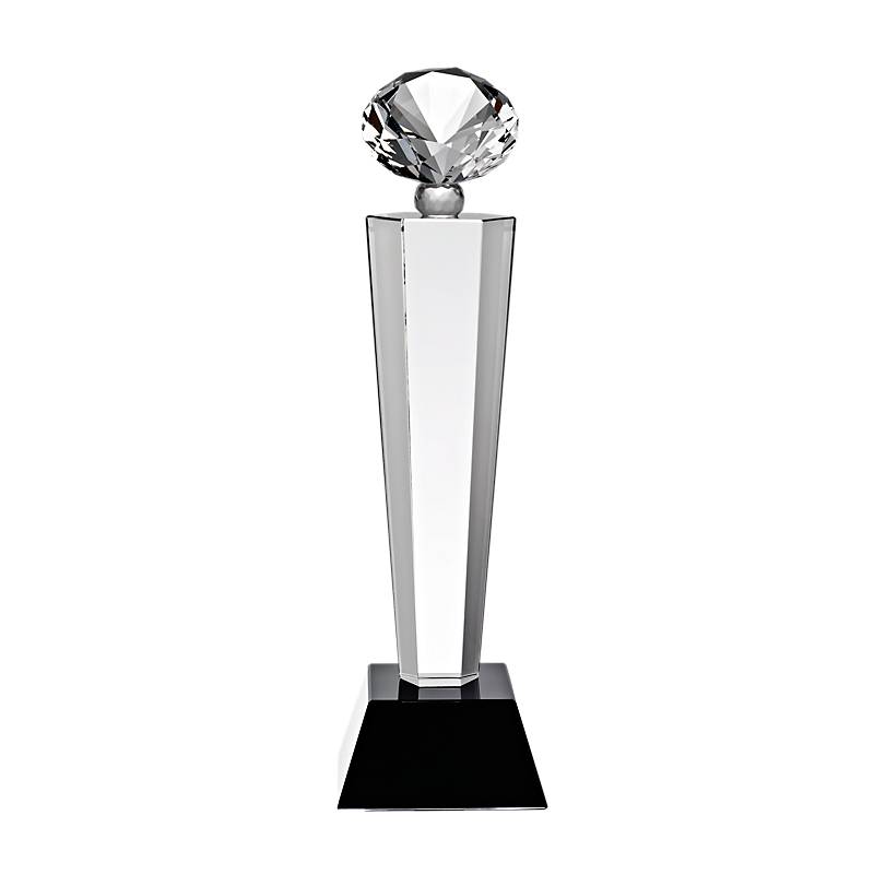 Glastrophäe Pollux Pokal 28cm