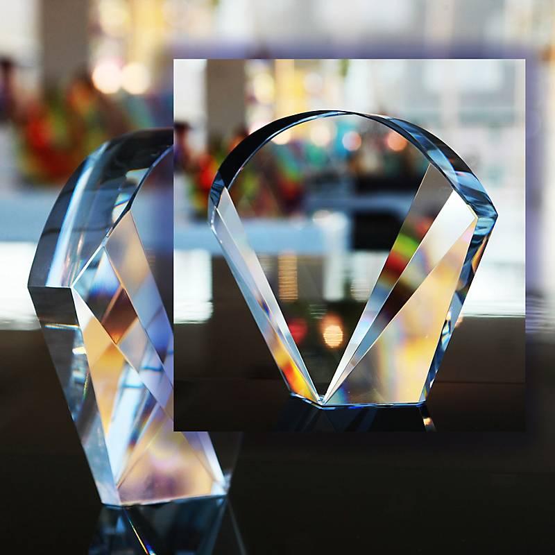 Glastrophäe Sol Pokal 14,5cm