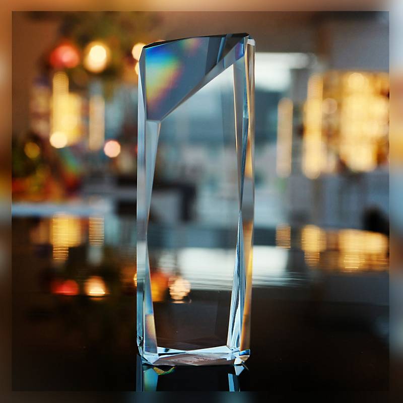Glastrophäe Malus Pokal 14,5cm