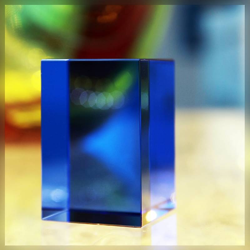 Glasblock Cube Broca Pokal 6cm