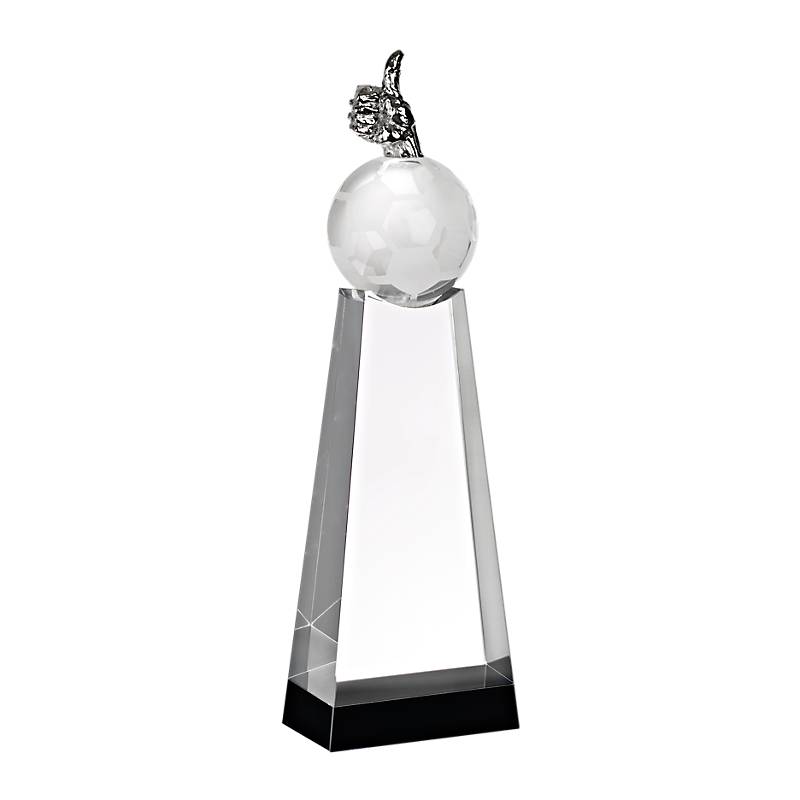 Fußballtrophäe Daumen hoch Pokal 26cm