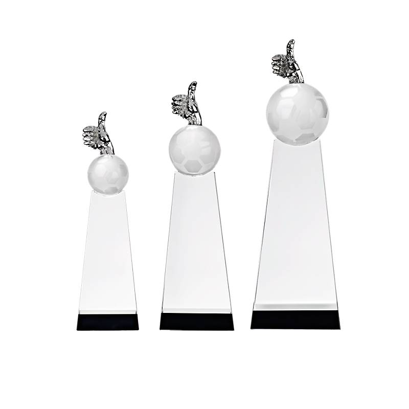 Fußballtrophäe Daumen hoch Pokal 23 cm