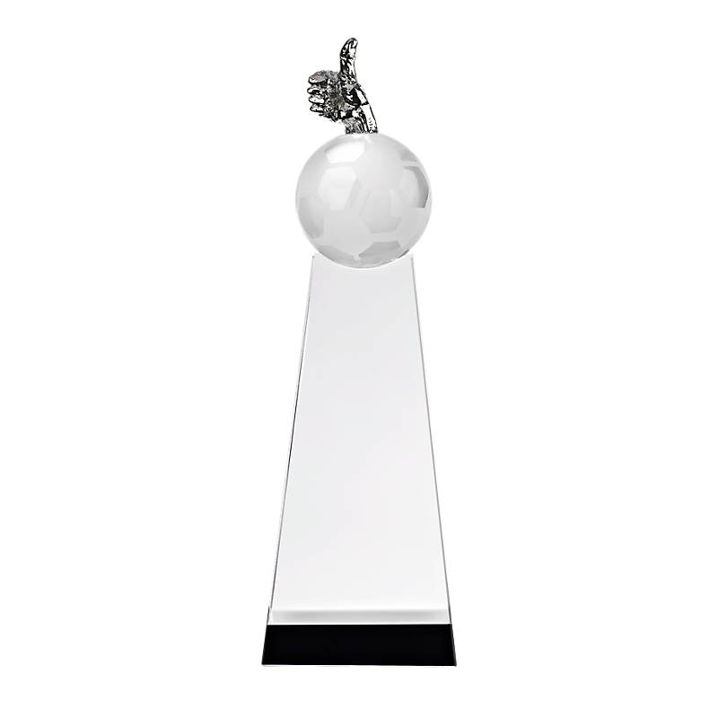 Fußballtrophäe Daumen hoch Pokal 26cm