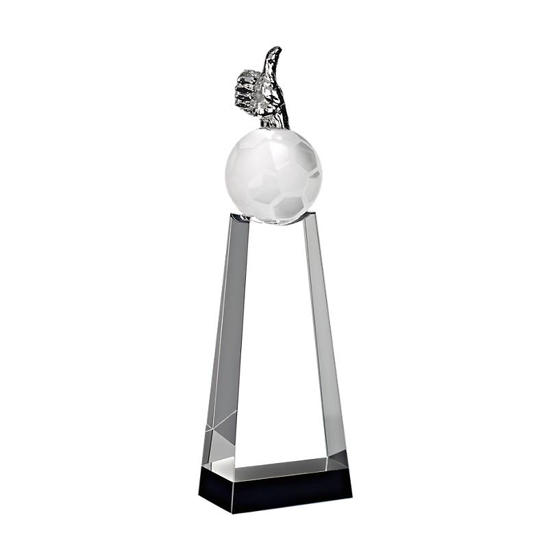 Fußballtrophäe Daumen hoch Pokal 23 cm