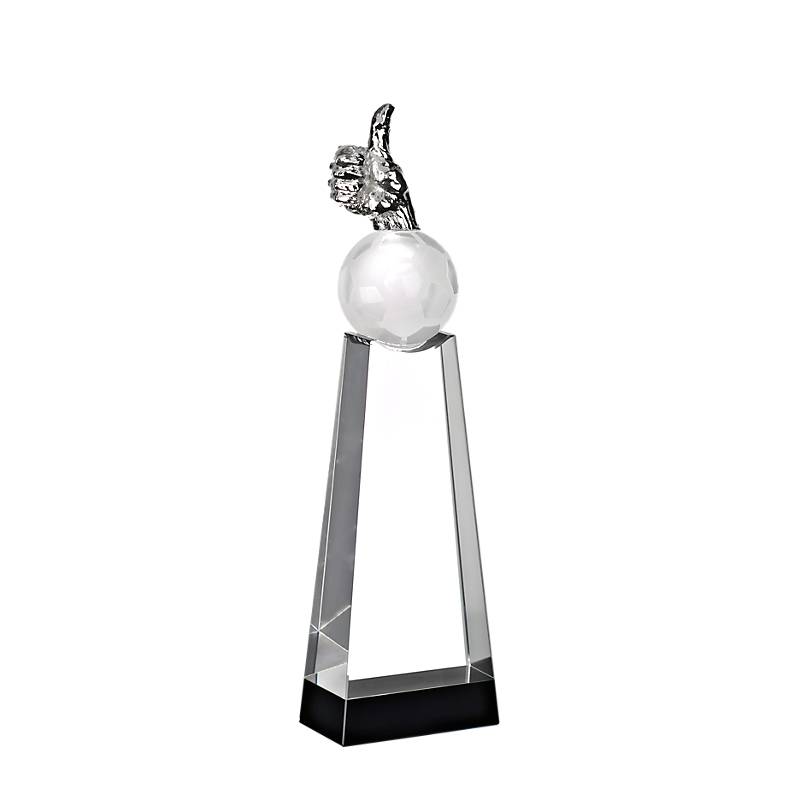Fußballtrophäe Daumen hoch Pokal 20 cm