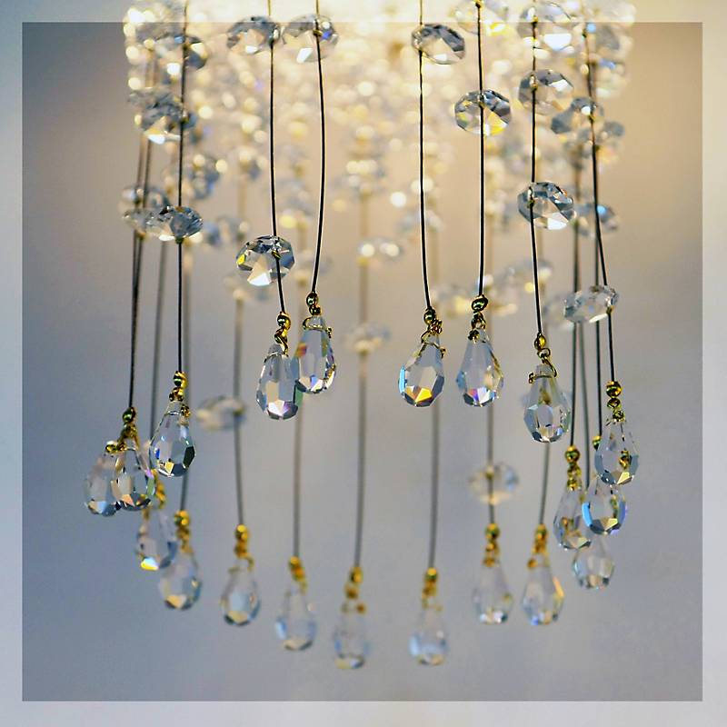 Wandleuchter Emilia Erleuchtung, Gold/Transparent, aus Glas