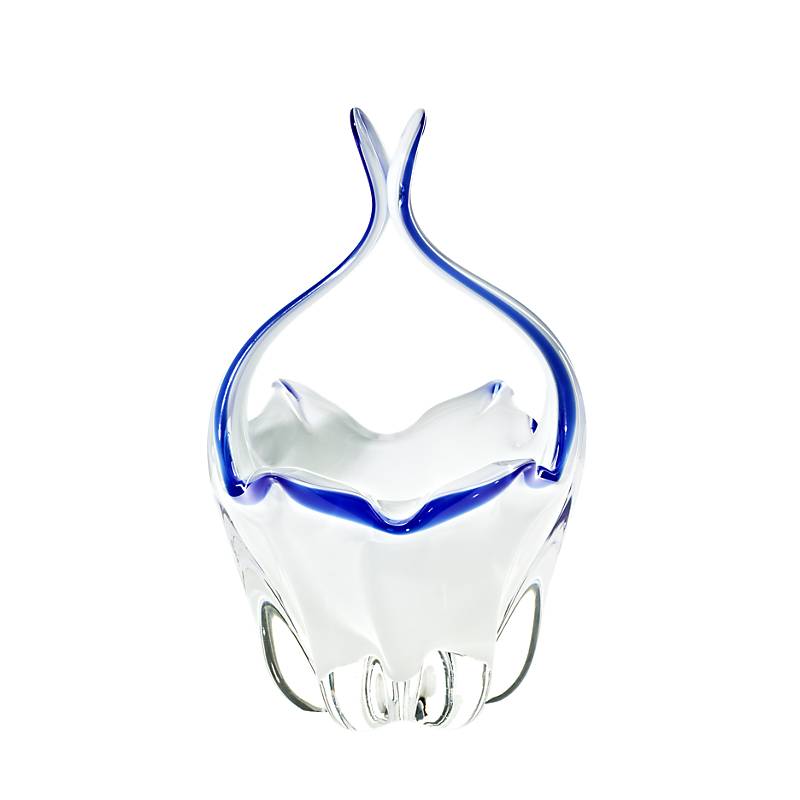 Glaskorb White Queen 23,5 cm