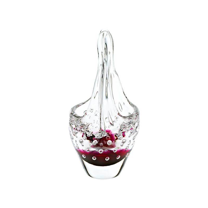 Glaskorb Red Queen 23 cm