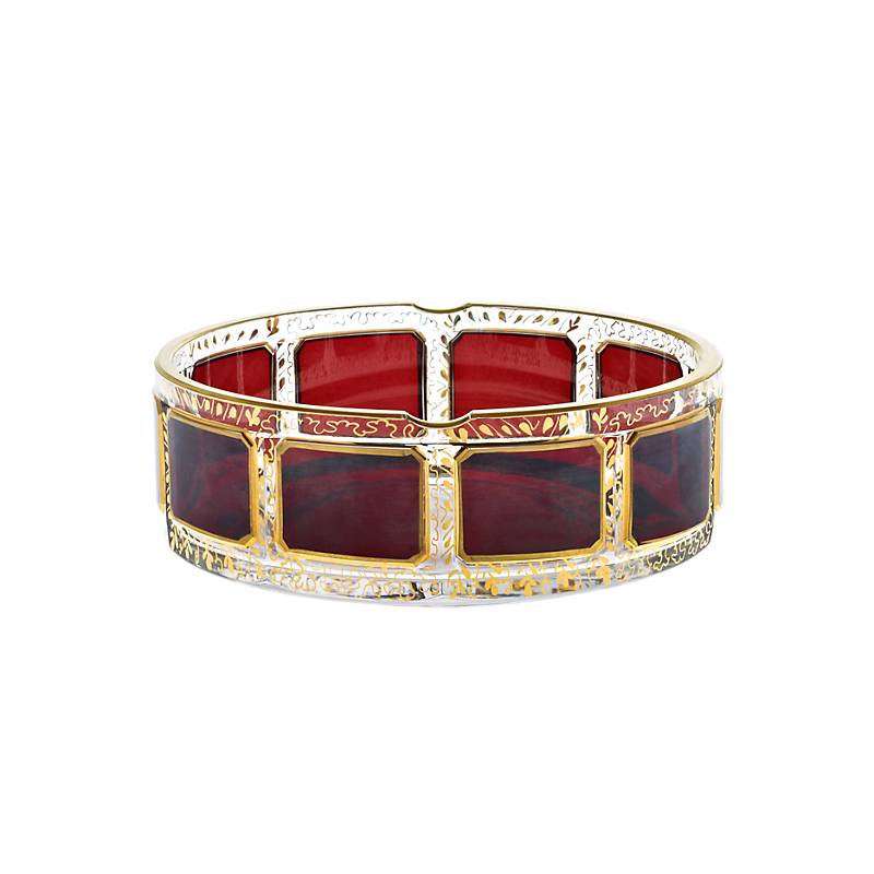 Ascher Red Queen 240 ml, Rot/Gold, aus Glas