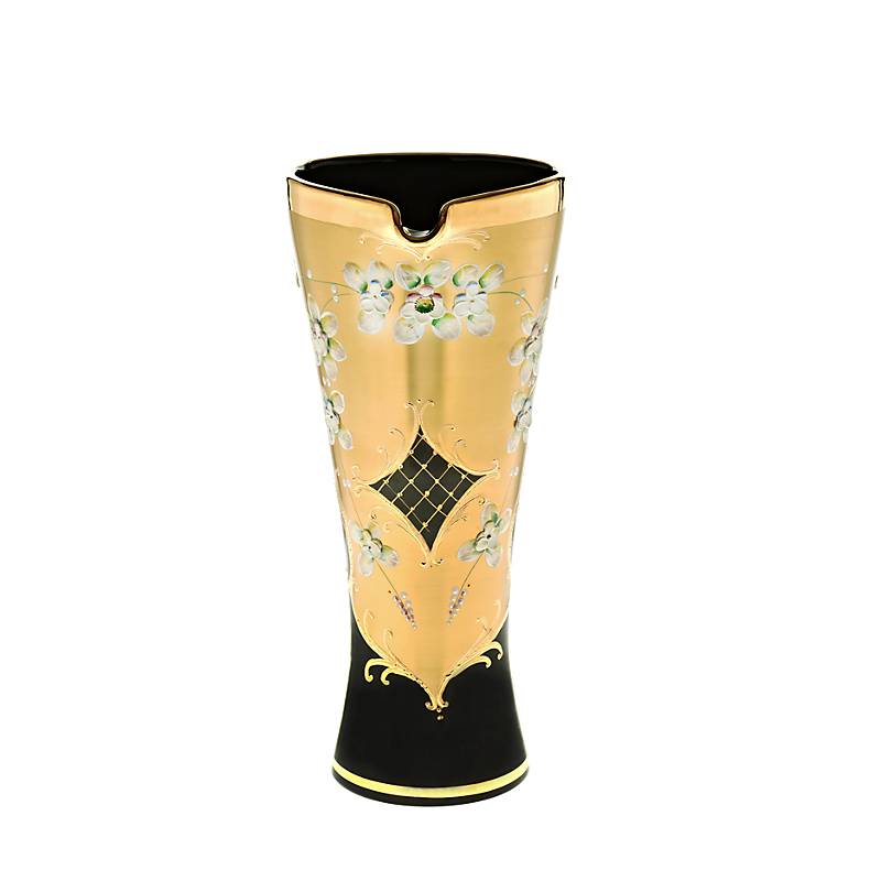 Krug Black Queen 1500 ml, Gold/Braun, aus Glas