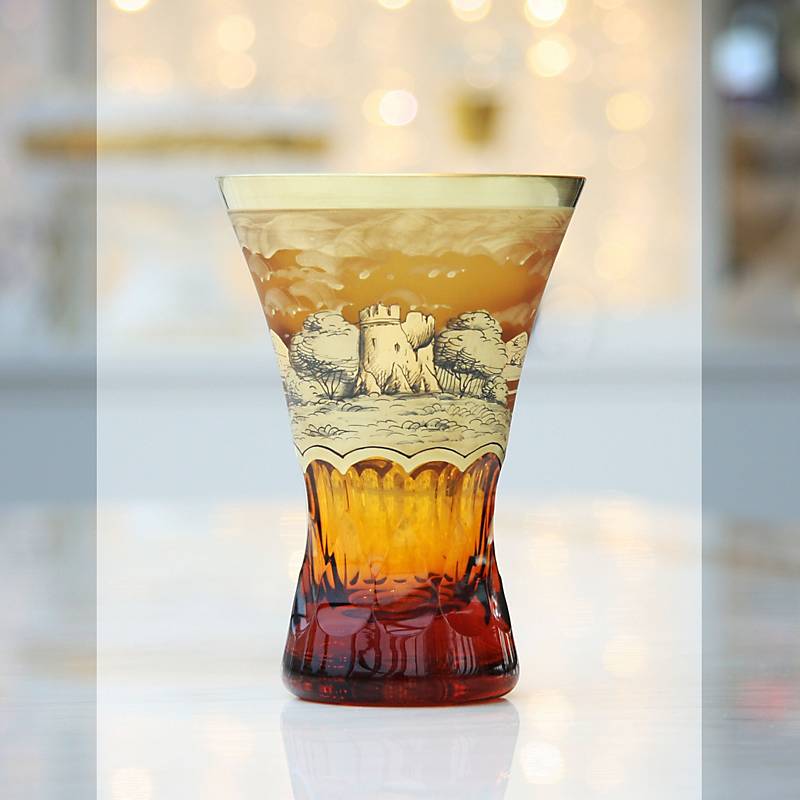 Trinkbecher Art Queen 150 ml, Gold, aus Glas