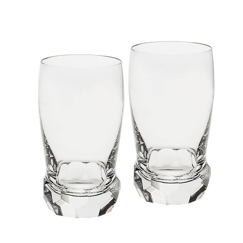 Wasserglas Diamonds Spectacle 270ml, Transparent, aus Bleikristall