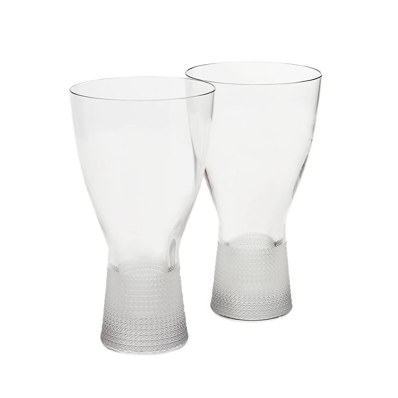 Wasserglas Fine and Divine 400ml, Transparent, aus Bleikristall