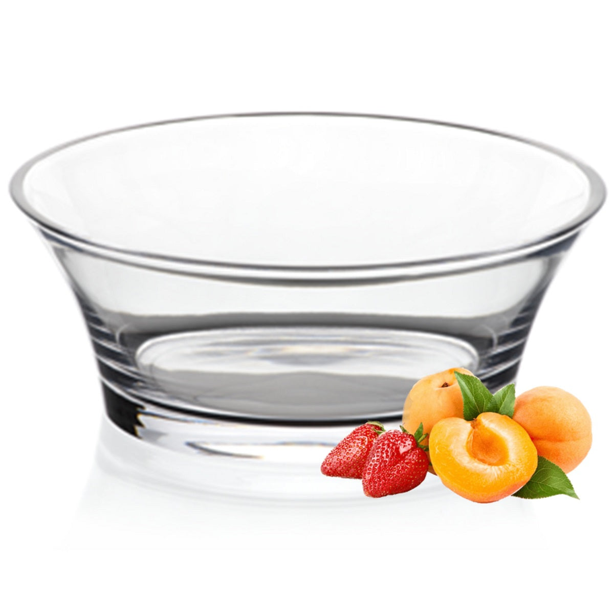 Schale Loft 21cm Salatschüssel Obst Gefäß Buffet Bleikristallglas klar