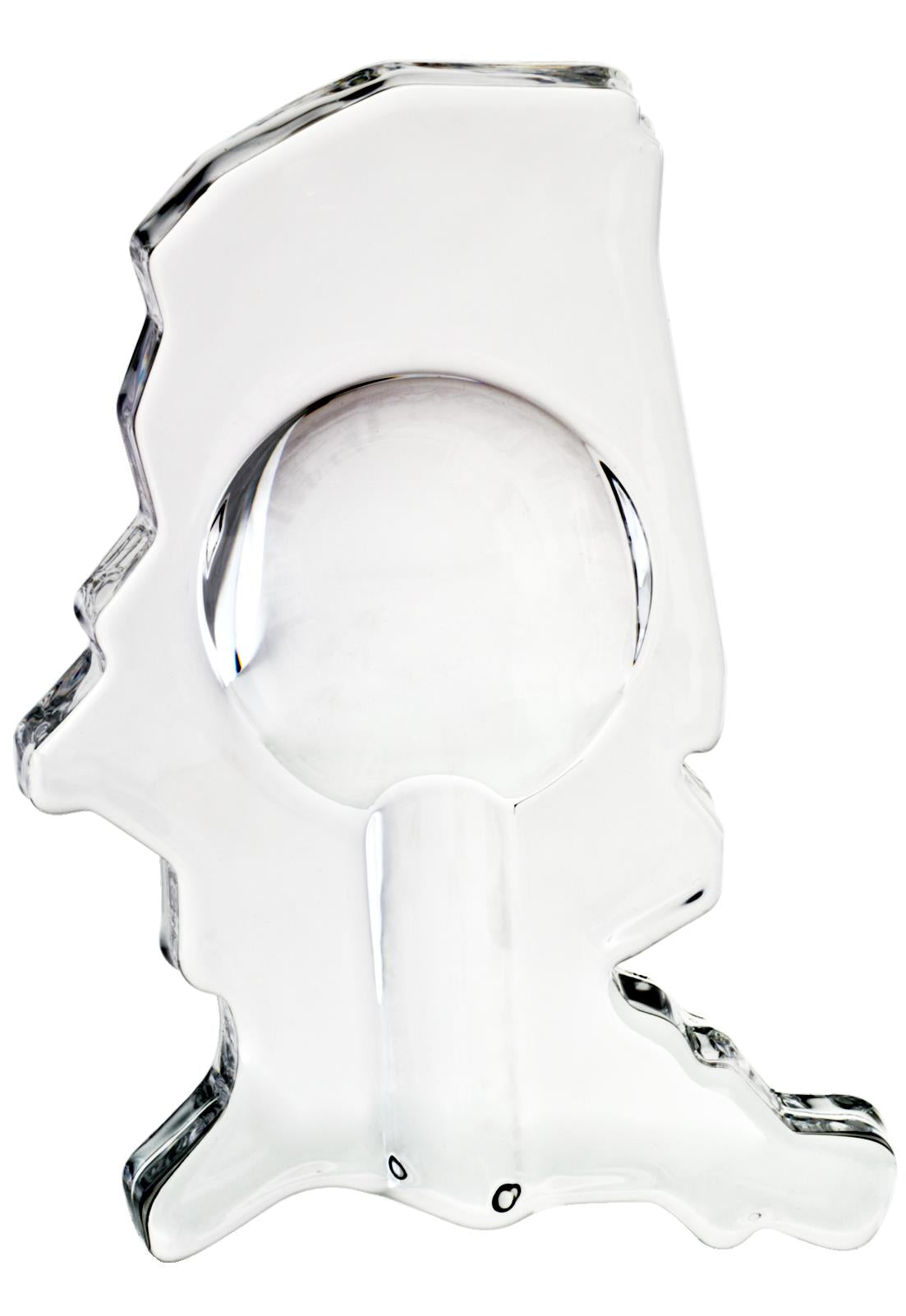 Zigarrenascher aus Bleikristall (11,5cm)