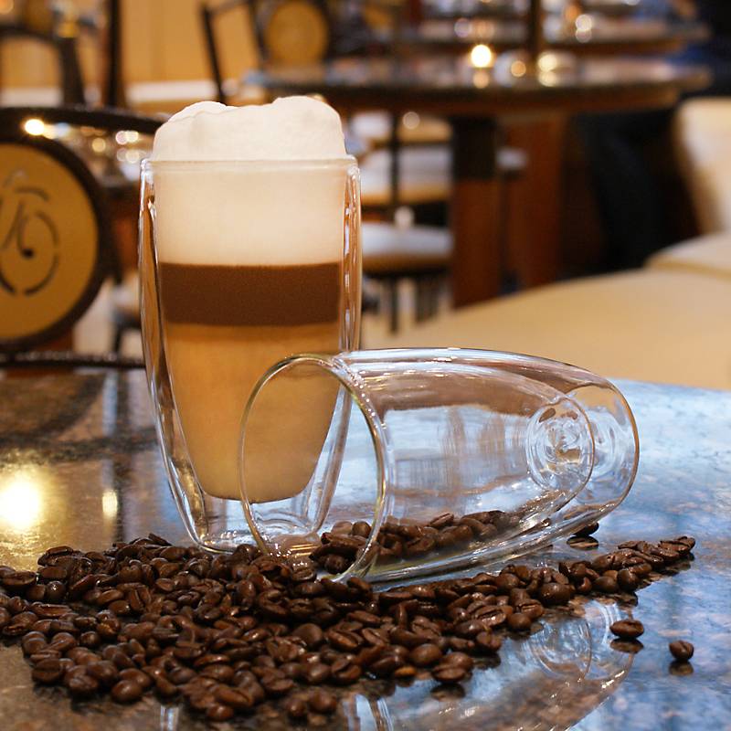 Latte Macchiatoglas groß Thermo 350ml