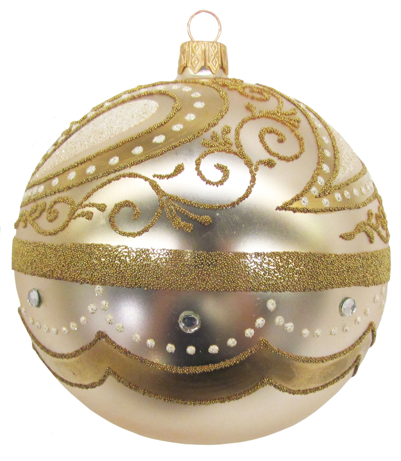Baumschmuck mit Gold Dekoration 10 cm