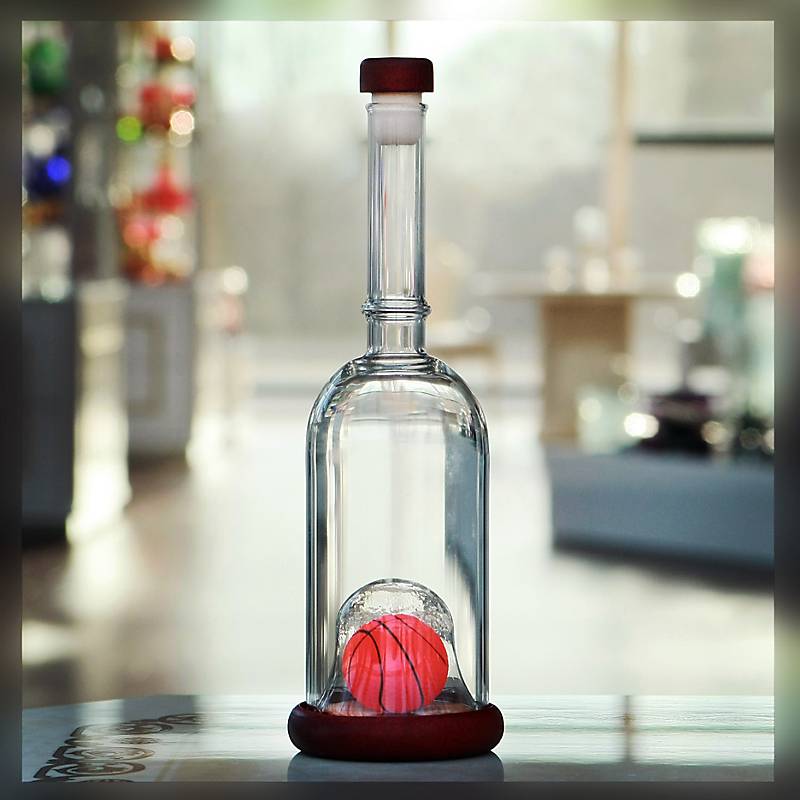 Geschenkflasche Basketball Präsent 350ml