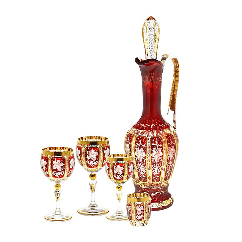 Karaffe getäfelt "Ruby Grape" (1000ml)