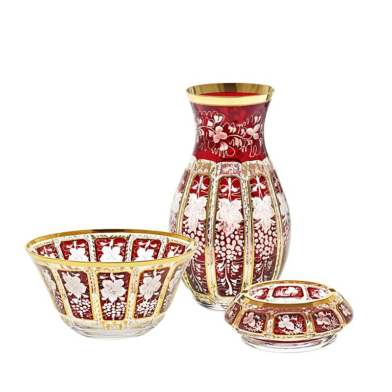 Aschenbecher getäfelt "Ruby Grape" (16cm)