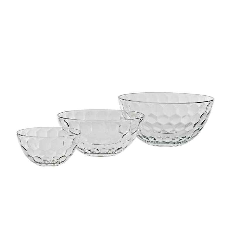 Glasschale "Wabe" (23cm)