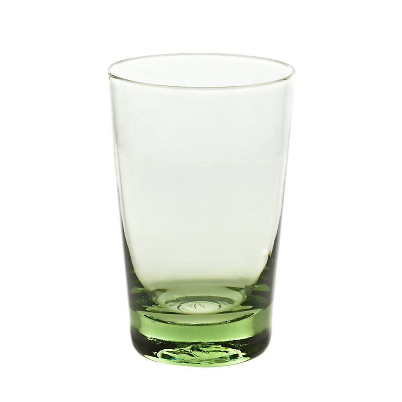 Longdrinkglas Thüringer Waldglas grün 250ml Trinkbecher Wasser Saftglas Handmade