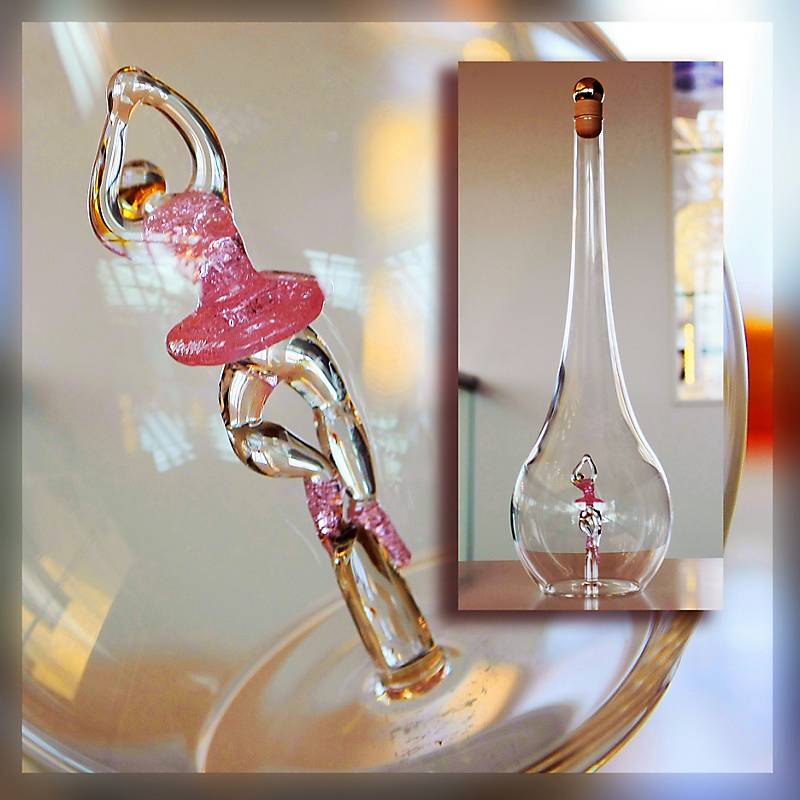 Geschenkflasche Balletttänzerin Präsent 500ml