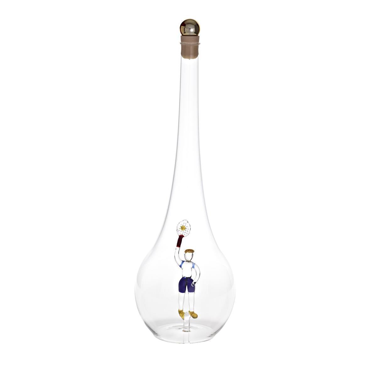 Geschenkflasche Tennisspieler Präsent 500ml
