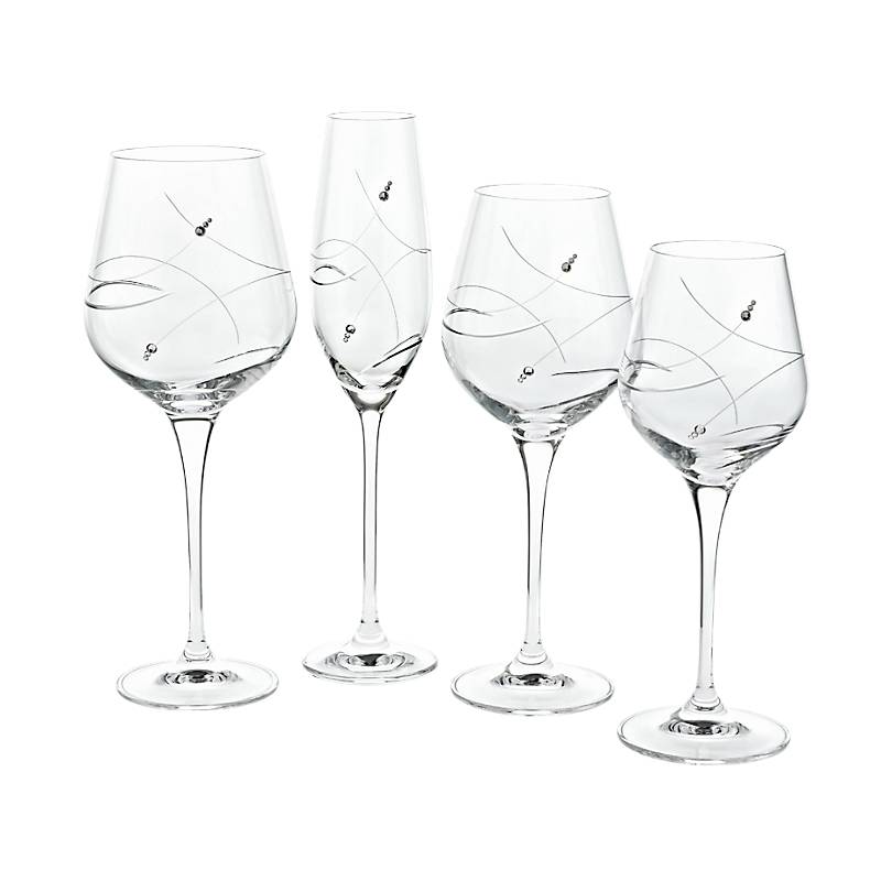 Rotweinglas "Cristalica Diamonds" (430ml)