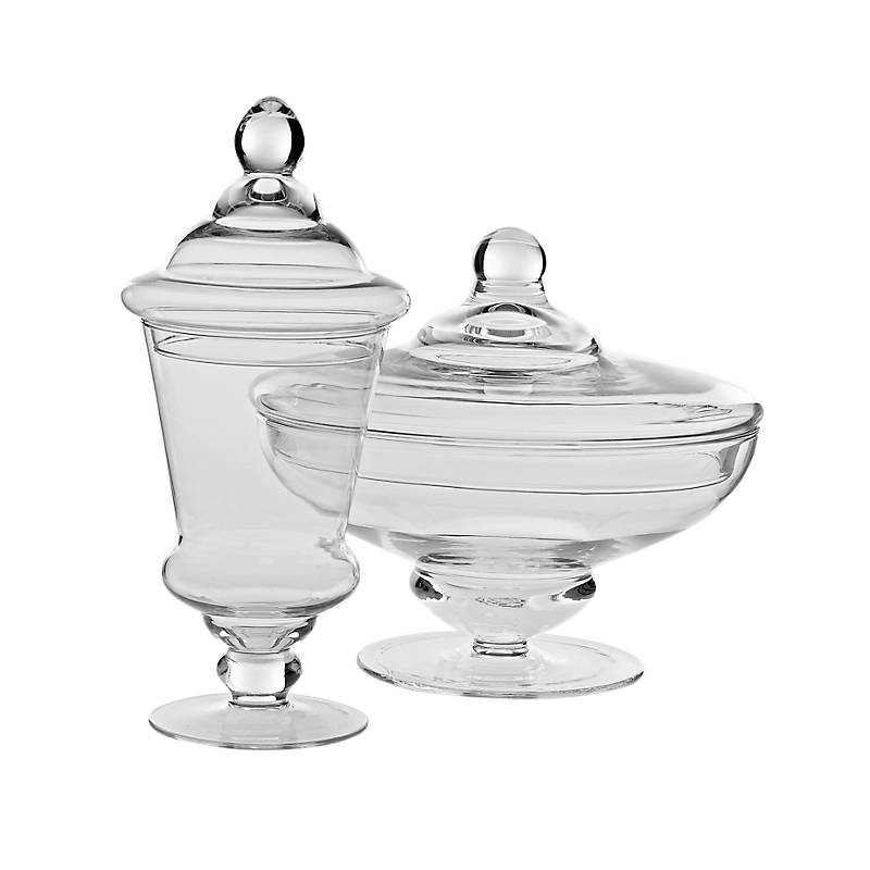 Bonboniere Marie Famous 26cm Keksdose Gefäß mit Deckel Vorratsdose Klarglas