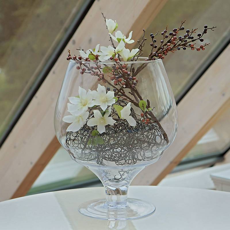 Windlicht Cognacschwenker XL Famous 40cm Kerzenhalter Deko Gefäß Schale Klarglas