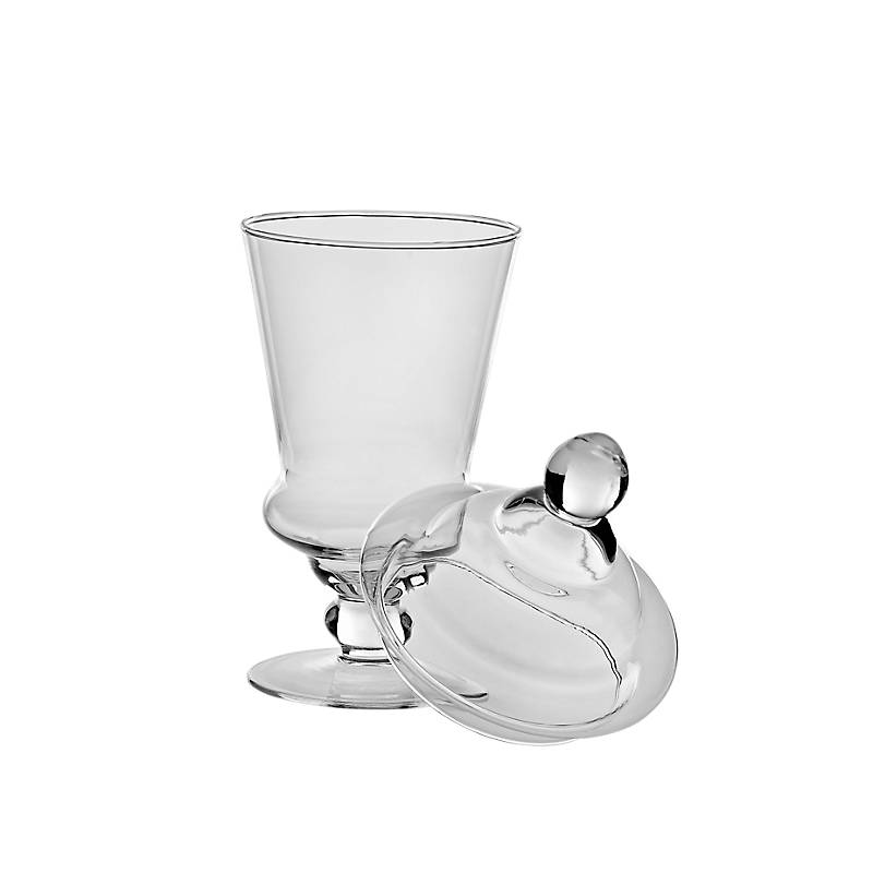 Bonboniere Pokal Famous 24cm Keksdose Gefäß mit Deckel Vorratsdose Klarglas