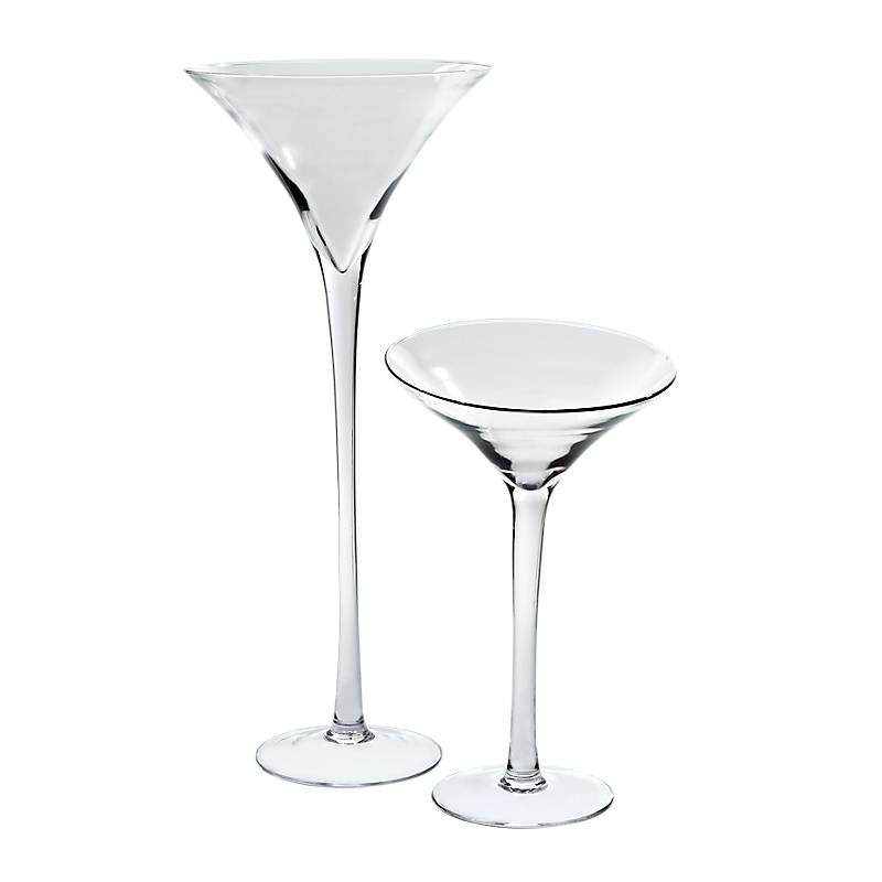 Glasschale auf Fuß Aria Famous 45cm Kerzenhalter Deko Gefäß Klarglas Geschenk