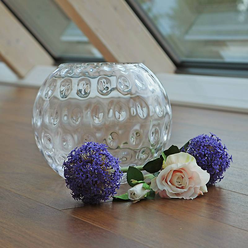 Kugelvase Kula Bubble Famous 25cm Blumenvase Dekoration Gefäß Klarglas Geschenk
