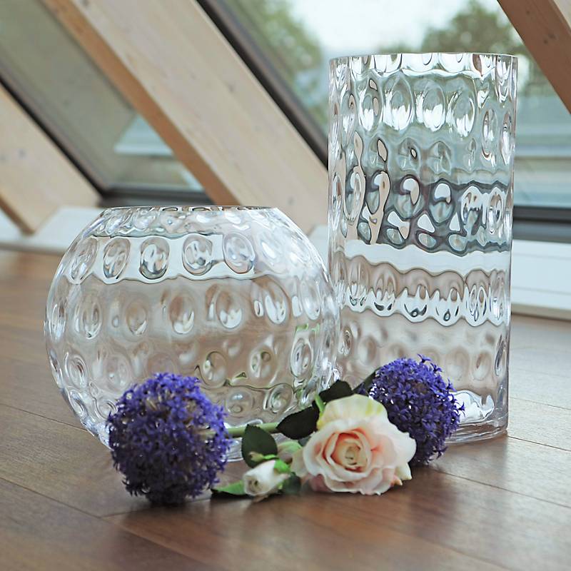Kugelvase Kula Bubble Famous 25cm Blumenvase Dekoration Gefäß Klarglas Geschenk