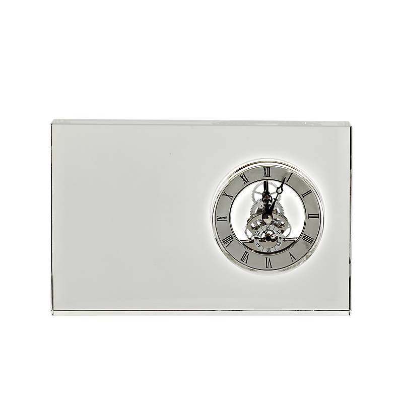 Glasblockuhr