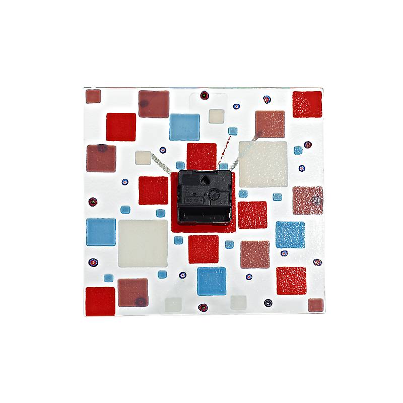 Wanduhr Quadro "Clockworld" (25x25cm)
