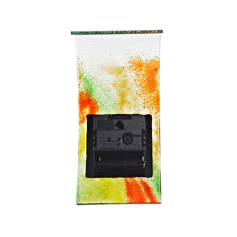 Tischur Schwarze Welle  "Clockworld" (19,5x9cm)