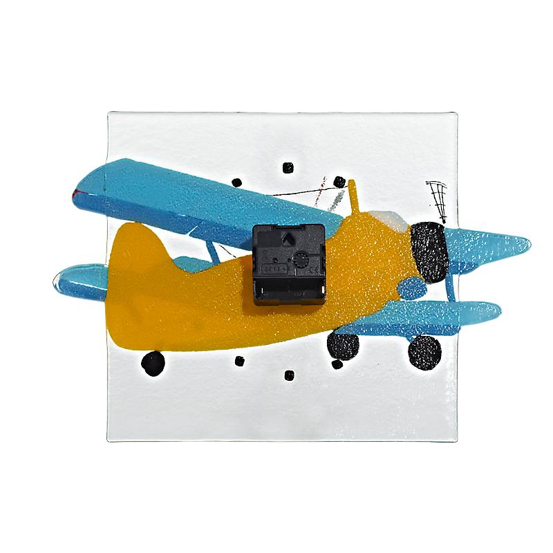 Wanduhr Flugzeug  "Clockworld" (37x25cm)