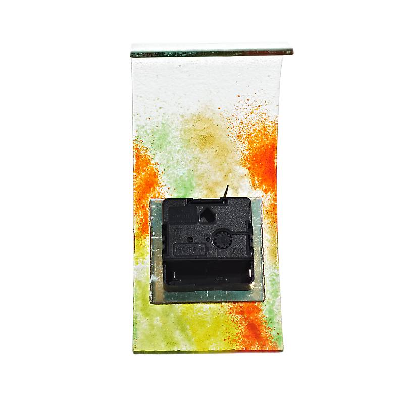 Tischuhr Goldene Welle  "Clockworld" (20x9cm)