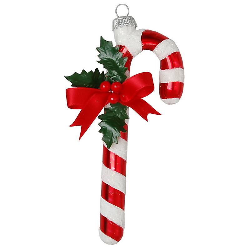 Baumgugel Zuckerstange mit Mistelzweig (9,5cm)