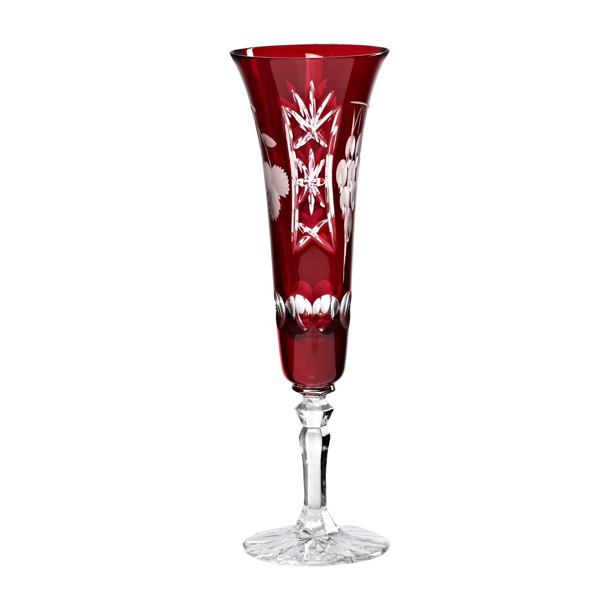 Sektglas Sektkelch Champagnerglas Handgeschliffen Traube Kristall Glas 140 ml
