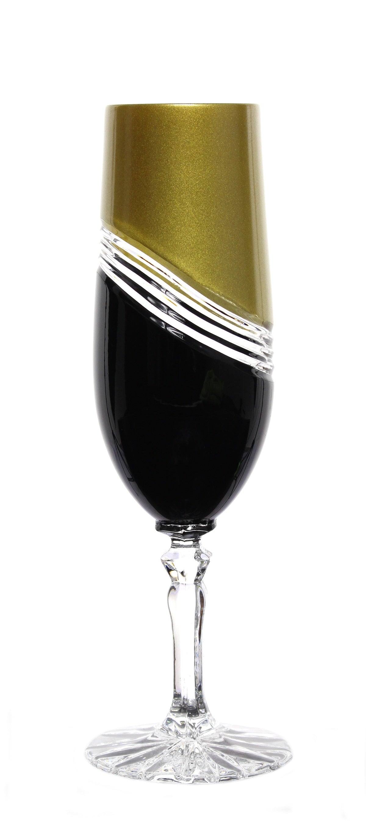 Sektglas Gold and Black 170 ml