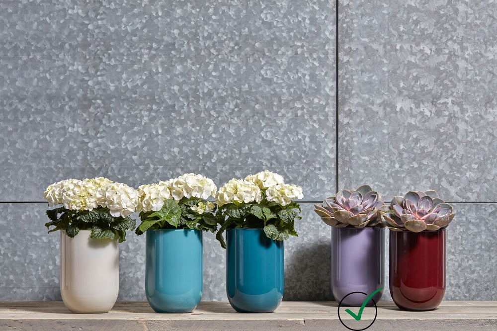 Glasvase Blumengefäß Tischdekoration Emilia H 20 cm