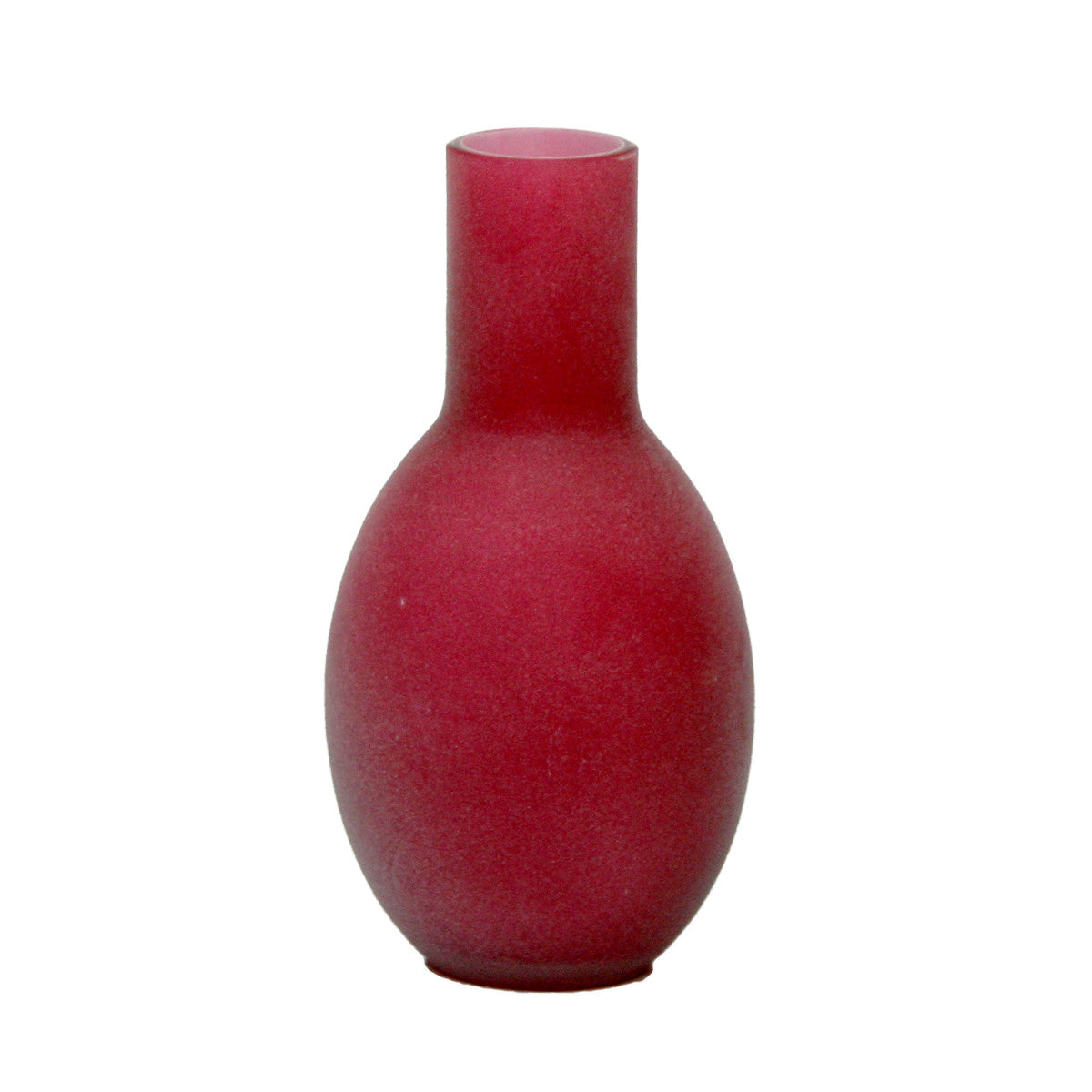 Vase Glasvase klein Matt Höhe ca. 15cm