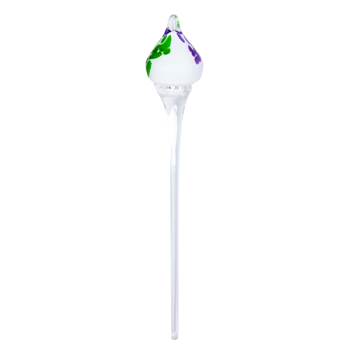 Glasskulptur Minitropfen auf Glasstab 55cm
