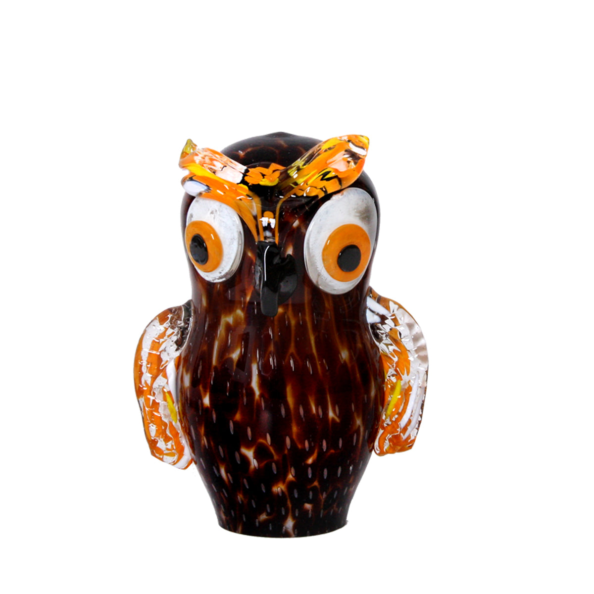 Eule Glasskulptur 21 cm